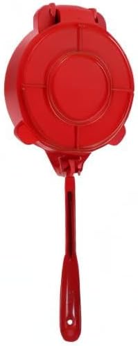 Miniatura 10 de UPKOCH Comales Para Tortillas Prensa, 6.5 pulgadas de harina de maíz, máquina de prensa de tortilla, rojo, ideal para Roti, pizza, albóndigas
