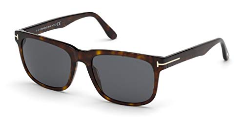 Tom Ford Unisex Stephenson Sunglasses, Dark Havana, 56/19/145