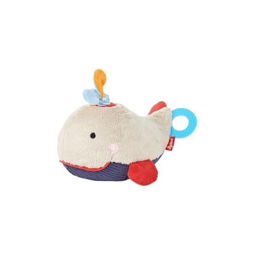 Sigikid 40907 - Mädchen und Jungen, Aktiv-Wal, Play Q, grau/blau/rot