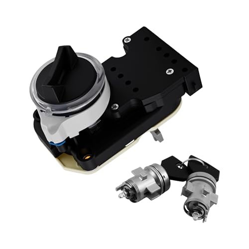 GLOCRORET Ignition Switch Lock Assembly with Housing & Cylinder, 2 Door Lock & Keys Fits 1994-2002 Dodge Ram 1500 2500 3500, 1997-2000 Dakota Durango, OE# 5003845AA 56021346AB 5003893AA 4723484