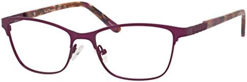 Ernest Hemingway H4822 Designer - Gafas de lectura con montura rectangular para mujer, color morado, 2.047 in