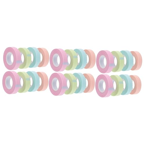 Housoutil 3sets Beauty Care Accessories Lash Extension Bands One-off Tape Rolls Face Tape for Eye Makeup Elastic and Comfortable 8rolls*3