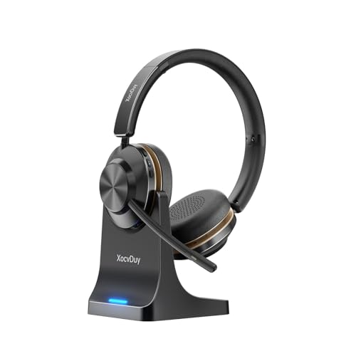 Bluetooth headset, Wireless Headset with Mic for Work...