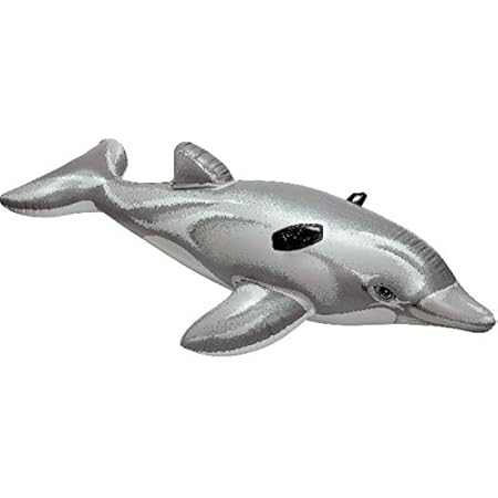 Amazon イルカ 浮き輪 プール用 175x66cm Dolphin Ride キュートアニマル ボート フロート おもちゃ