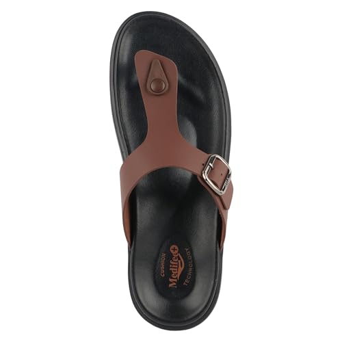 Image of Franky Men's Comfort Slides | Orthopedic Open Toe Sandals with Soft Sole