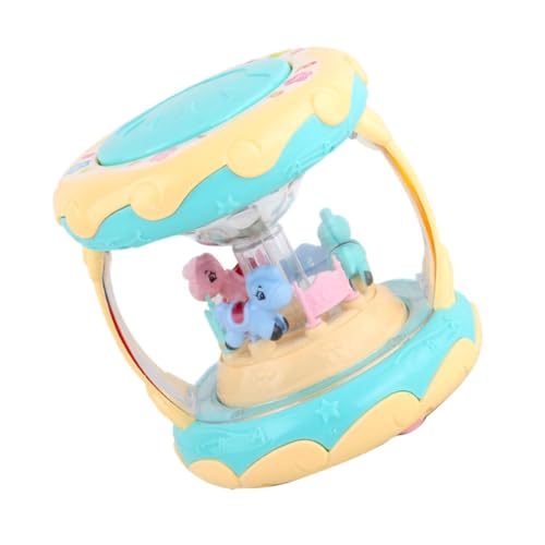 GETAJGHSD 1個 トロイの木馬の拍手ドラム 子供の ベビードラムのおもちゃ 赤ちゃんの 木馬の飾り vtoys トイ 早期 早期 プラスチック