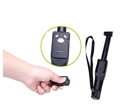 Bâton selfie extensible universel et perche portable noire