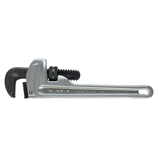 Ridgid 31090 10" Aluminum Straight Pipe Wrench - Model 810