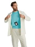 Karnival Costumes 80s Miami Cop White Suit Men's Costume 2XL 50-52