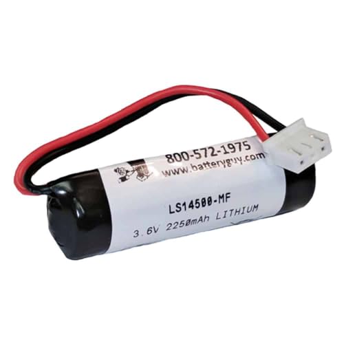 BatteryGuy LS14500-MF Replacement 3.6V 2600mAh Lithium PLC Battery