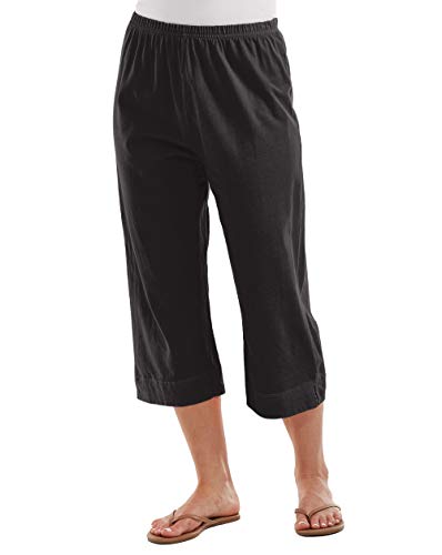 Fresh Produce Womens Comfortable Casual Soft Beach Elastic Waistband Pocketed Cotton Signature Jersey