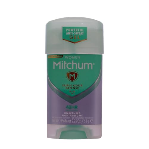 Mitchum Women Clear Gel Antiperspirant & Deodorant, Unscented - 2.25 oz
