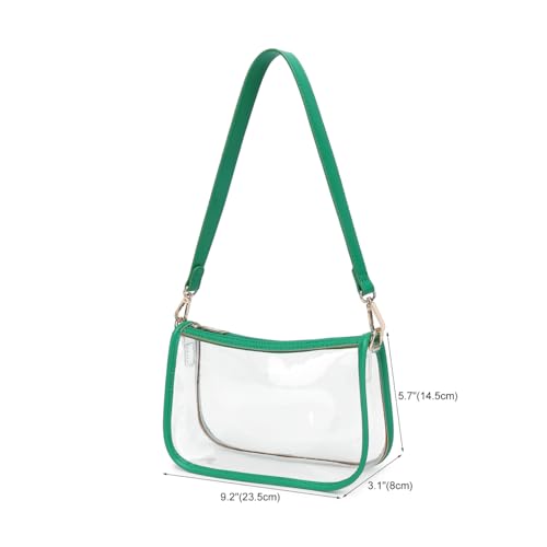 Image of Clear Purse Stadium Approved Bag Transparent Beach Handbag