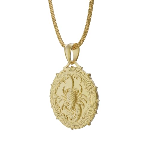 Scorpio Handmade Sterling Silver Necklace, Astrology Pendant, Scorpion Birthday Gift, Horoscope Necklace, Gift Pendant2