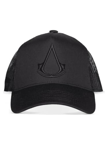 Assassins Creed Logo Unisex Cap schwarz 50% Baumwolle 50% Polyester Fan-Merch Gaming Geschenke