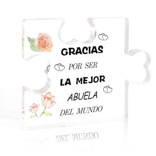 Regalo Abuela Regalo Abuela Dia De La Madre Regalos Originales para Mujer Acrílico Regalos Mujer Originales Regalo De 70 Cumpleaños Regalo Navidad Regalo Día De La Madre Regalos Abuela Navidad