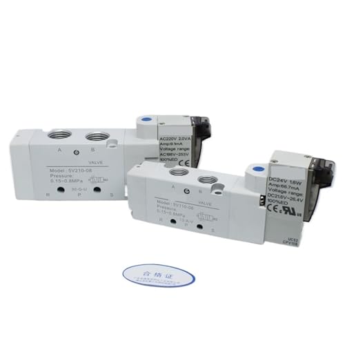 Vanne de régulation d'air pneumatique 5V210-08 à commutation rapide