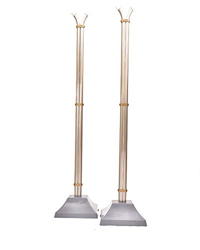 豊臣金属 物干し台アルミ物干しスタンドIPI-LONG+プラスチックカバー付コンクリベース付き本体カラー:シャンパンゴールド(キャップ:ホワイト)