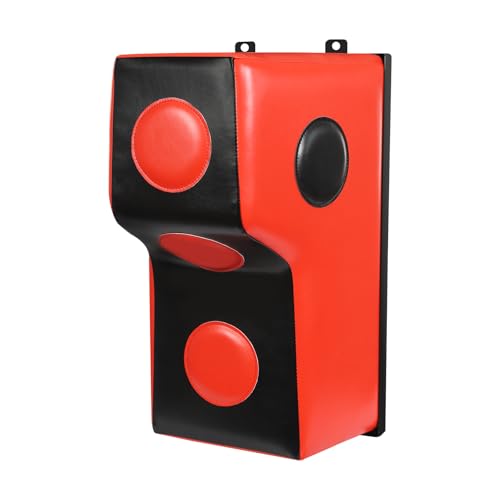 Wall Mount Punching Bag, Uppercut Punching Bag, Space-Saving Boxing Training Equipment, MMA Training Punching Boxing, Red