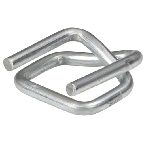 1000 Stück CB5 16 mm Drahtverschlussklemmen für Umreifungsband...