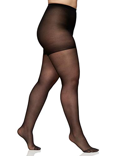 Berkshire Women's Plus-Size Queen Silky Sheer Control Top Pantyhose 44892