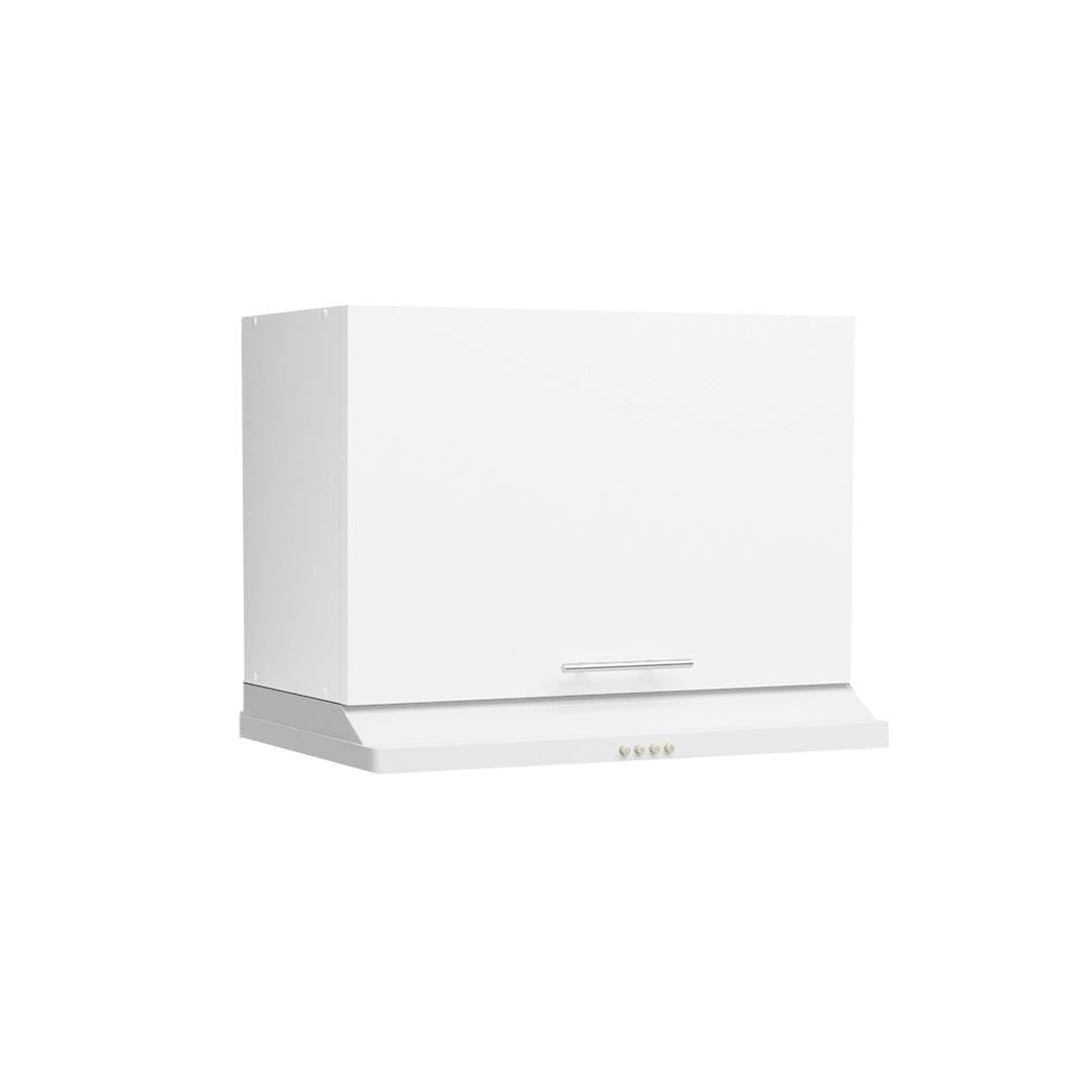 JD Greta 600mm Kitchen Wall Cooker Hood Cabinet with Door – Wall Cooker Hood Unit – White Matt – Modern Storage Cupboard