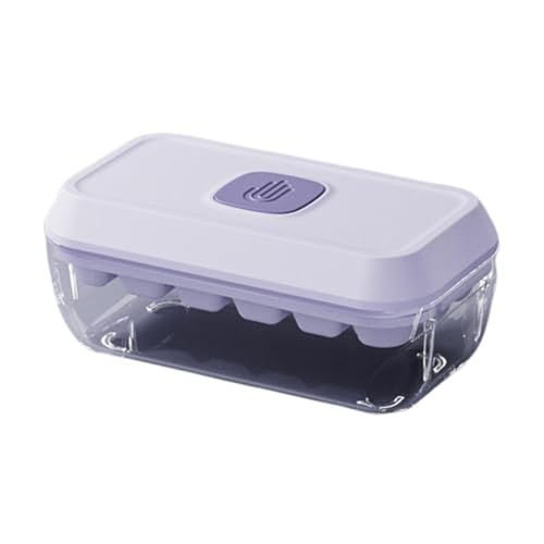 Image of 18 Slot Silicone Ice Cube Trays for Freezer with Removeable Lid, Easy Release Spill Resistant Reusable & Flexible Square Ice Cube Molds,Leak-Proof Large Capacity Ice Cube Tray for Drinks,Whisky