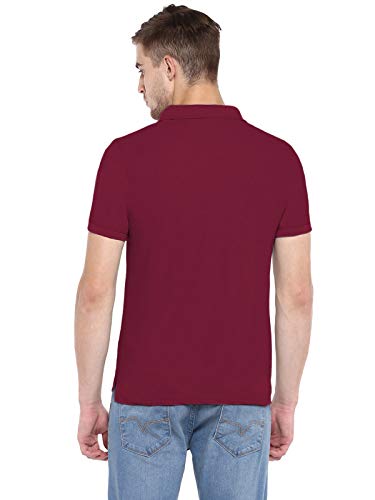 Image of Men's Polo T-Shirt (Maroon-SU404-XL)