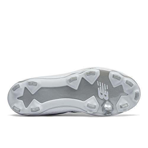 New Balance Women's Fresh Foam Velo V2 Molded Softball Shoe, White/White, 13 Wide #TOP1