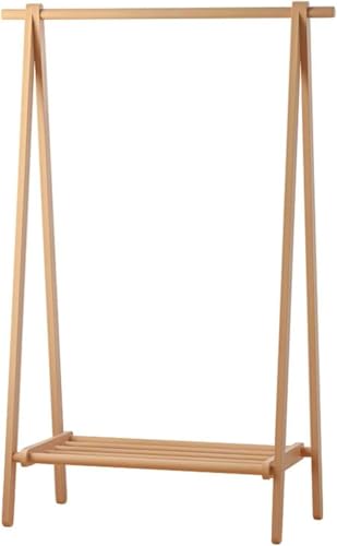 Portant à vêtements avec rangement inférieur en acier robuste - 2