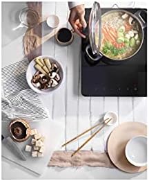 IKEA,ANNONS Pot with Lid, Glass, Stainless Steel, Size 2.8 l.