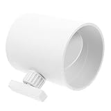 Uonlytech Serranda Antiriflusso Per Condotto d Aria Inserto Antiriflusso Per Valvola Di Regolazione Aria Maniglia Regolabile Per Tenuta Basso Rumore Perdite Ridotte Struttura Affidabile