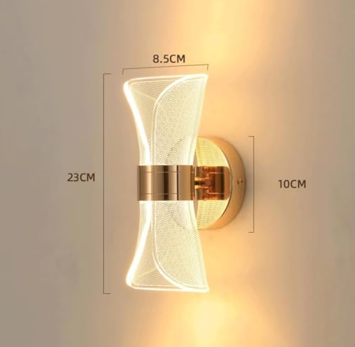 Image of BrightLyt Wall Light for Living Room, Modern Wall Lamps for Bedroom, Wall Lights for Home Decoration, Bedside Wall Lamp, Hotels and Restaurants (Pack of 1) (WL06 BLS)