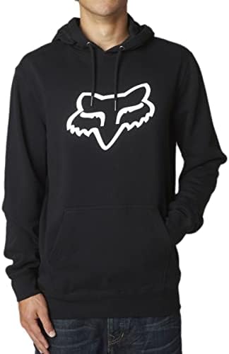 Fox Racing Men's Standard Legacy FOXHEAD Pullover Fleece, Black, Small