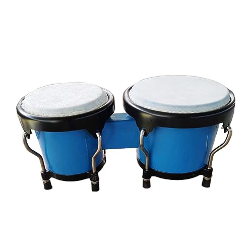 Bongos au son clair et précis tambour de percussion robuste bleu - 6