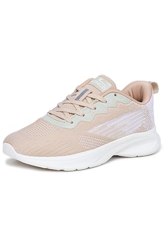 Image of ATHCO Womens Nyla Running Shoes for Woman with Soft Flexible Memory Foam Women's Shoes for Walking Gym Training,Casual, Sports, Lightweight Lace up Athletics Slipon Running Shoes for Ladies & Girls