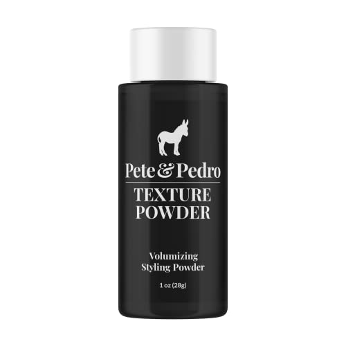 Pete & Pedro Texture Powder - Texturizing And Volumizing Styling Powder For Men | Adds Mega Volume & Texture, Matte Finish, Restyleable Hold | As Seen On Shark Tank, 1 Oz #TOP26