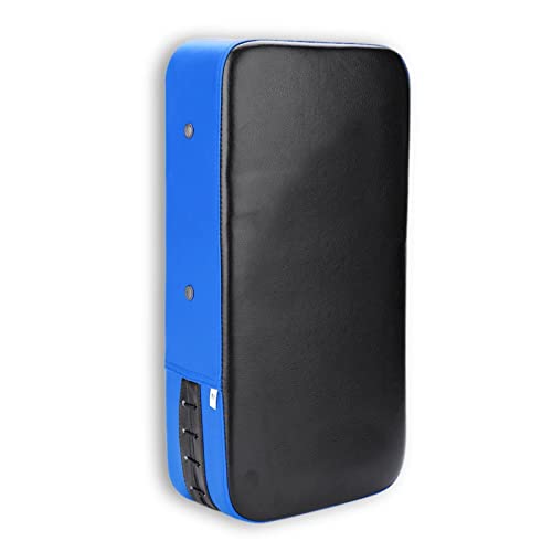 Kick Pads, Taekwondo Kick Pad Boxing, Pu Leather + Foamed Cotton, Great For Sports Training Gym Boxing Punching, Hand-Held Target, Convenient To Wear, Not Easy To Fall Off, 2 Colors(Blue) #TOP24