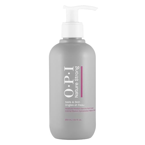 OPI Nature Strong Skincare Moisture Mission Hand & Foot Cream – Crema Idratante Mani e Piedi Con Burro Di Karité - Per una pelle nutrita e idratata - 250 ml