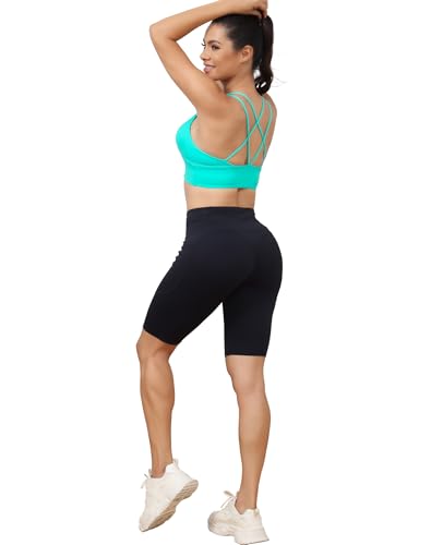 Image of MotoRun Bralettes for Women, Strappy Sports Bra Push up Bralette Sexy Bras Rave Top
