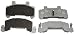 Kodiak 10" to 12" Replacement Trailer Disc Brake Pads w/Stainless Backing 1 Axle
