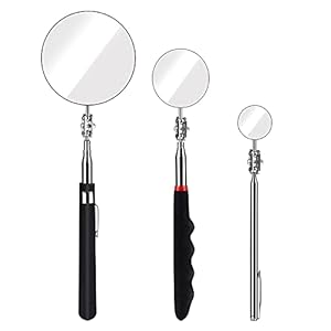 SAVITA Telescopische Inspectiespiegel Telescopische Spiegel 3/5 / 8,5 cm Diameter Spiegel 18,5-59,5/23,5-55/27,5-75,5 cm…