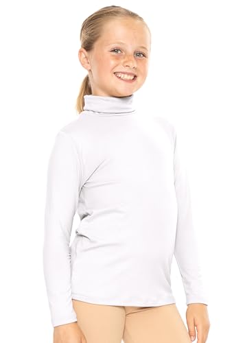 Image of STRETCH IS COMFORT Girl's Oh So Soft Long Sleeve Turtleneck | Youth Size 2-16