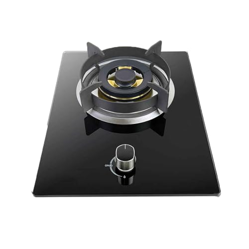 Estufa De Gas For Camping, Placa De Gas De 5,2 KW Y 1 Quemador, Sartén Alta Potencia, Kit GN/GLP, Con Protección Contra Incendios(LPG)