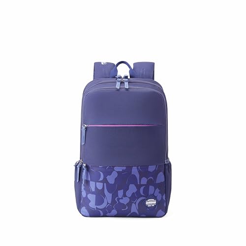 Image of American Tourister Bridget | 20 Ltrs | 3 Compartments | Bottle Pocket | Ergonomic Padded Back Panel & Shoulder Straps | Laptop Backpack | 1 Year International Warranty | Navy