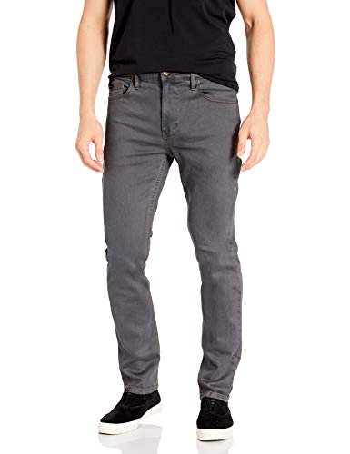 RVCA Sale Daggers Pigment Dyed Denim Grey 34