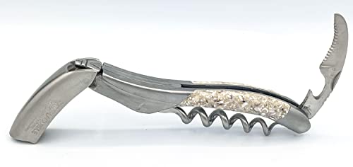 Laguiole En Aubrac Sommelier Waiter's Corkscrew, Shell Resin Handle, Wine Opener With Foil Cutter & Bottle Opener #TOP2