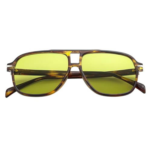 NIDOVIX Retro Aviator Sunglasses for Women Men Vintage 70s Square Classic Aviator Shades Sun Glasses UV400 Protection3