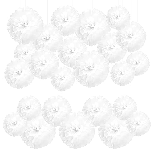Ucouper Pompons en papier de soie Blanc Cover