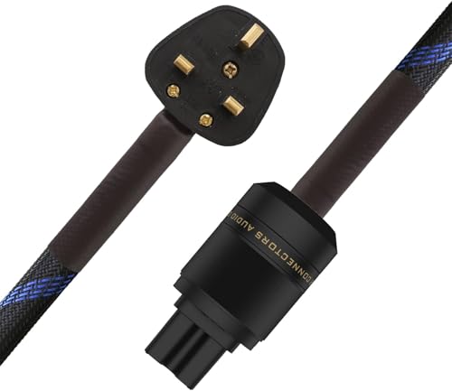 Câble d'alimentation Hi-Fi Home OFC mâle femelle 1,5m pour système audio